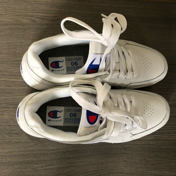 White Super C Court Champion Running Shoes 6W - Picture 8 of 9